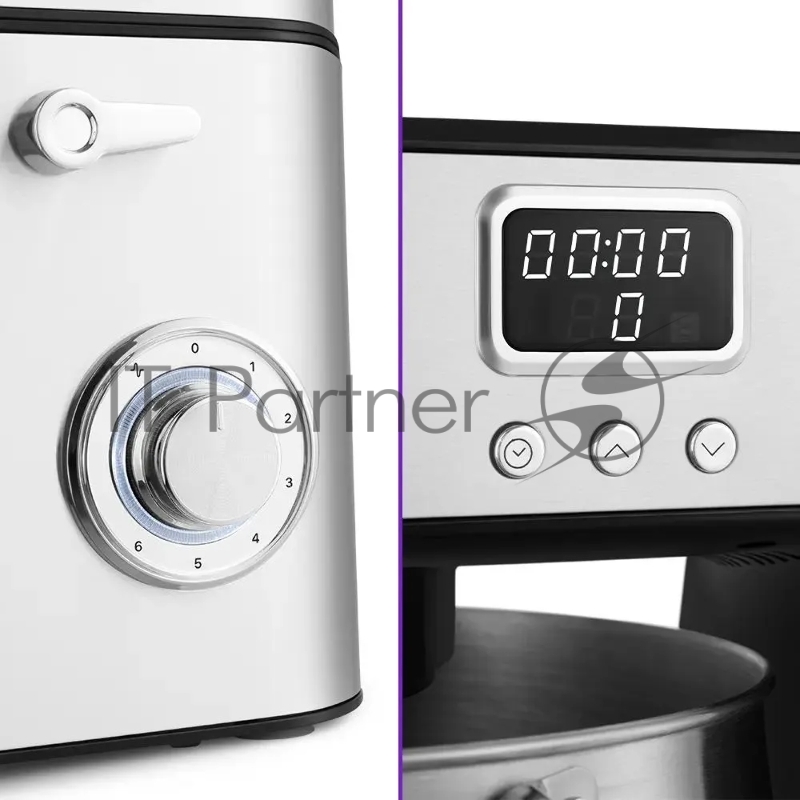 Миксер планетарный Kitfort КТ-3480 2000Вт серебристый/черный