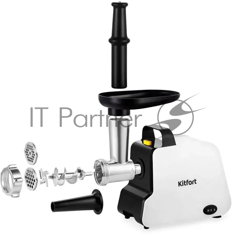 Мясорубка Kitfort КТ-2117 300Вт белый/черный