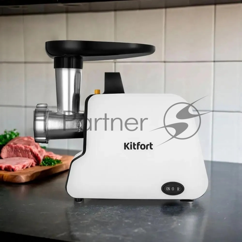 Мясорубка Kitfort КТ-2117 300Вт белый/черный