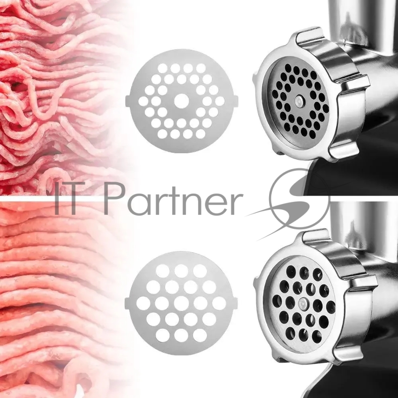 Мясорубка Kitfort КТ-2117 300Вт белый/черный