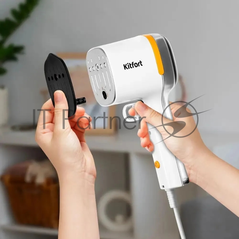 Отпариватель ручной Kitfort КТ-9172 1100Вт белый