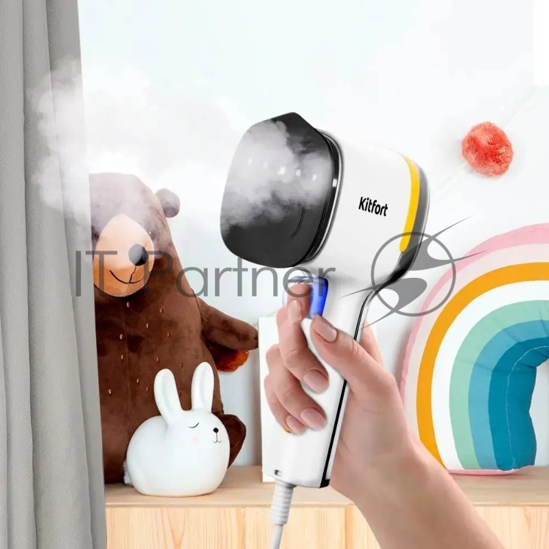 Отпариватель ручной Kitfort КТ-9172 1100Вт белый