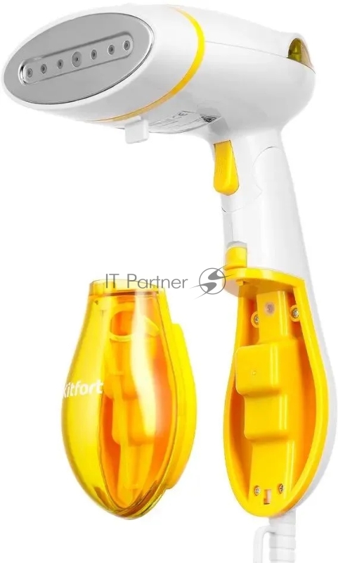 Отпариватель ручной Kitfort КТ-9191-1 1300Вт белый/желтый