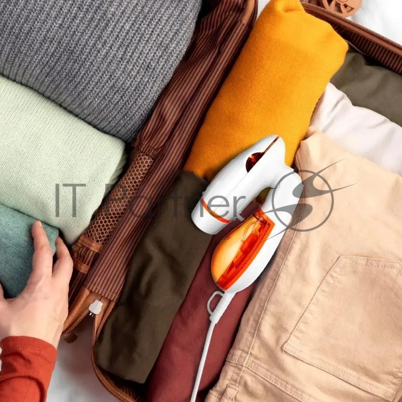 Отпариватель ручной Kitfort КТ-9191-2 1300Вт белый/оранжевый