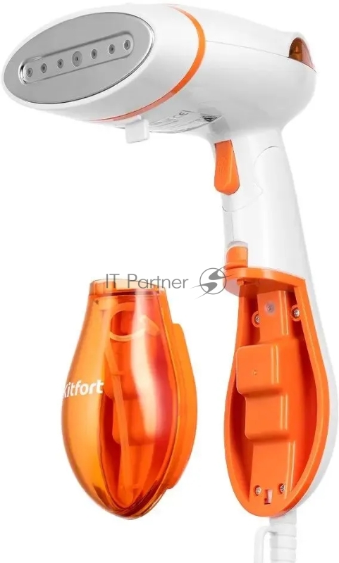 Отпариватель ручной Kitfort КТ-9191-2 1300Вт белый/оранжевый