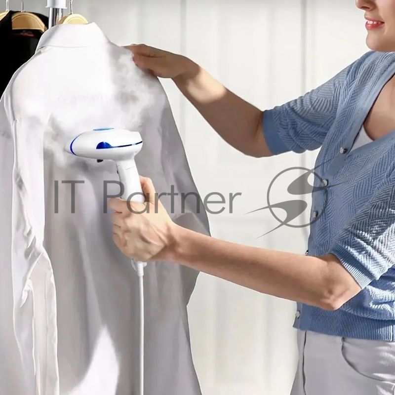 Отпариватель ручной Kitfort КТ-9191-3 1300Вт белый/синий