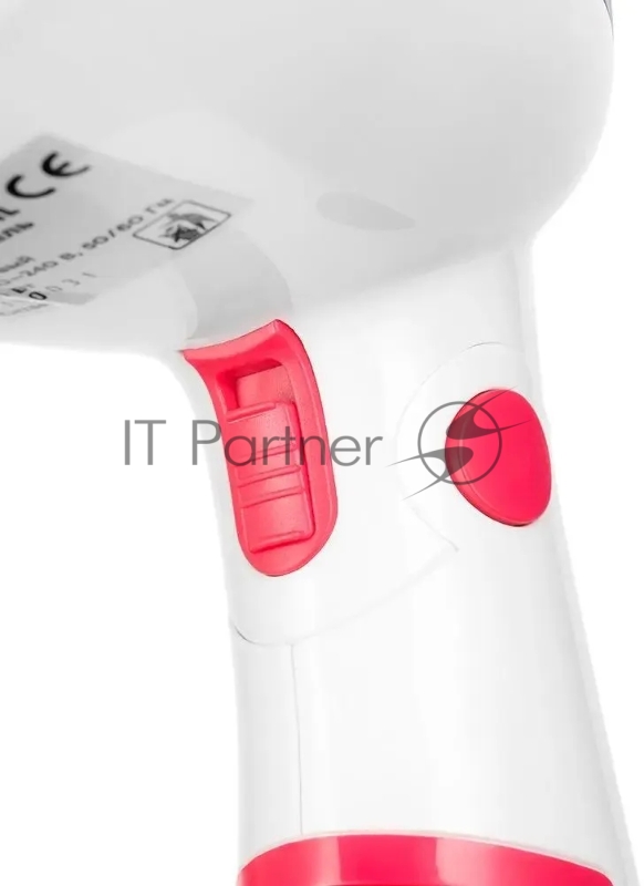 Отпариватель ручной Kitfort КТ-9192-1 1300Вт белый/малиновый
