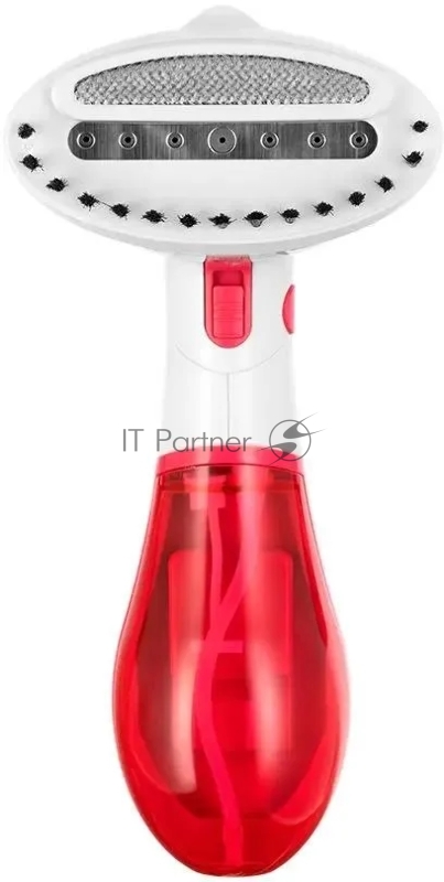 Отпариватель ручной Kitfort КТ-9192-1 1300Вт белый/малиновый