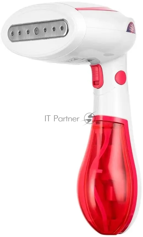 Отпариватель ручной Kitfort КТ-9192-1 1300Вт белый/малиновый