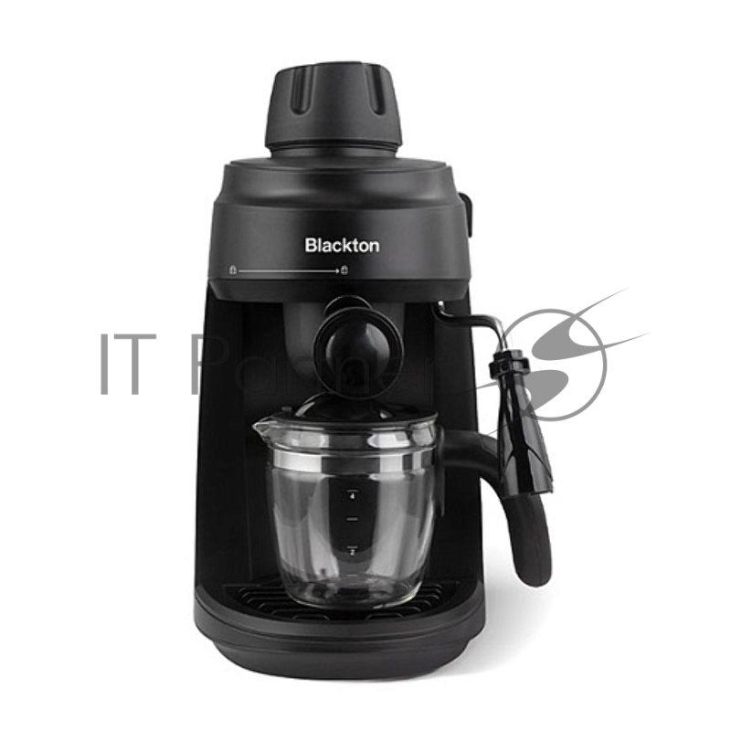 Кофеварка эспрессо Blackton Bt CM1112 Black, Давление: 3.5 бар, Эспрессо, капучино и латте, Мощность: 800 Вт, Объем резервуара для воды: 240 мл, Объем кувшина для кофе: 240 мл, Встроенный капучинатор, Кувшин из термостойкого стекла, Съемный поддон дл