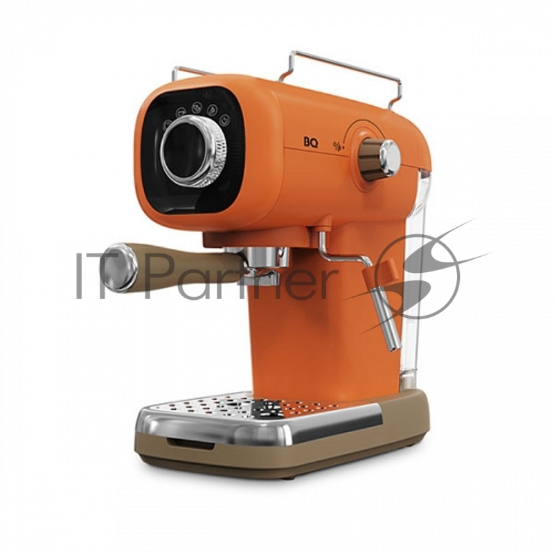 Кофеварка эспрессо BQ CM2003 Orange, Мощность 1100 Вт, Давление 20 бар, Объем 0.6 л, Предварительное смачивание. Для более полной передачи кофейного вкуса и аромата, Встроенный капучинатор. Мощный поток пара с температурой 130 С позволяет взбить шелк
