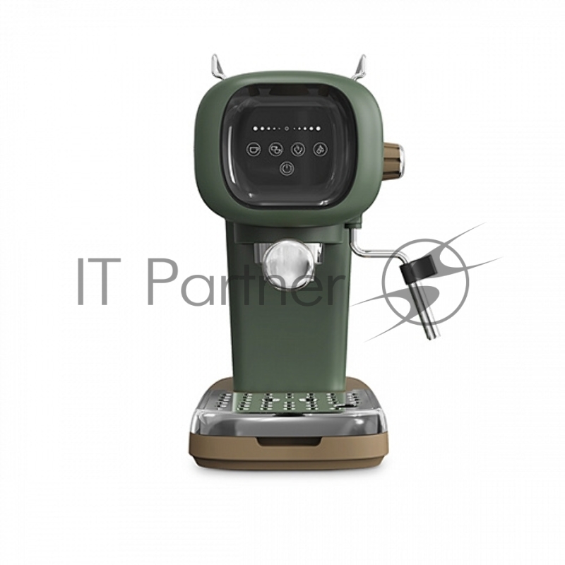 Кофеварка эспрессо BQ CM2005 Green, Мощность 1100 Вт, Давление 20 бар, Объем 0.6 л