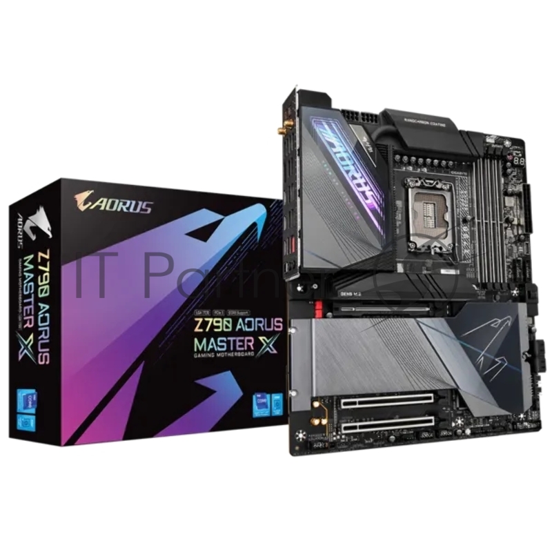 Материнская плата Gigabyte Z790 AORUS MASTER X, Soc-1700 Intel Z790 4xDDR5 ATX AC`97 8ch(7.1) 10Gigabit RAID+DP