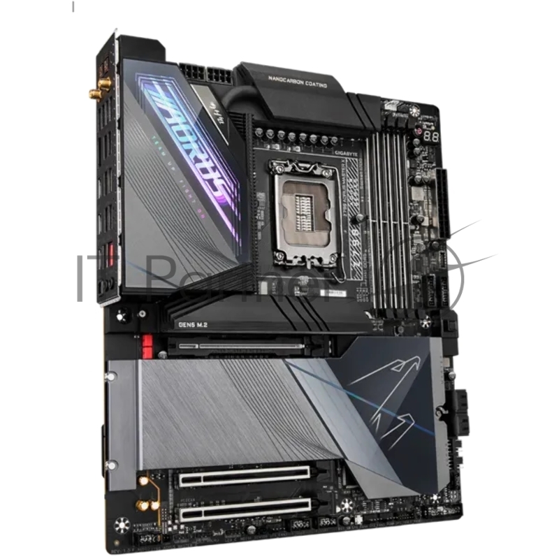 Материнская плата Gigabyte Z790 AORUS MASTER X, Soc-1700 Intel Z790 4xDDR5 ATX AC`97 8ch(7.1) 10Gigabit RAID+DP