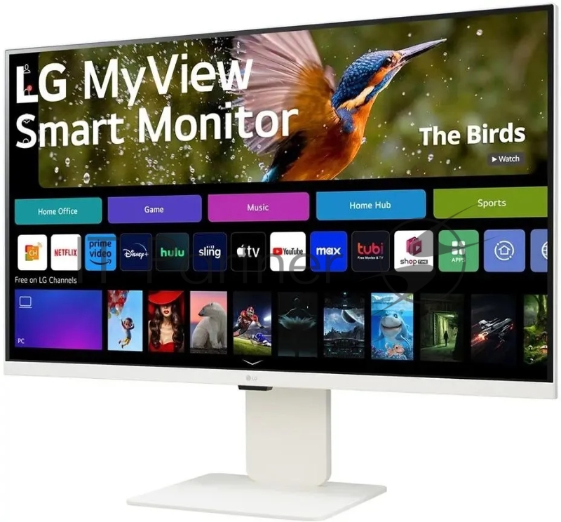 Монитор LG 31.5 MyView 32SR83U-W белый IPS LED 16:9 HDMI M/M матовая HAS 400cd 178гр/178гр 3840x2160 60Hz UHD USB 7.7кг