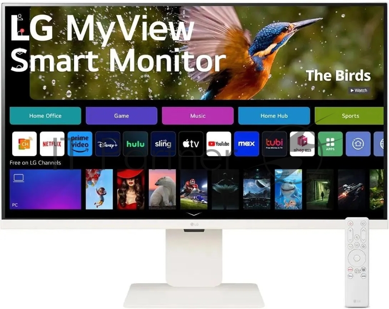 Монитор LG 31.5 MyView 32SR83U-W белый IPS LED 16:9 HDMI M/M матовая HAS 400cd 178гр/178гр 3840x2160 60Hz UHD USB 7.7кг
