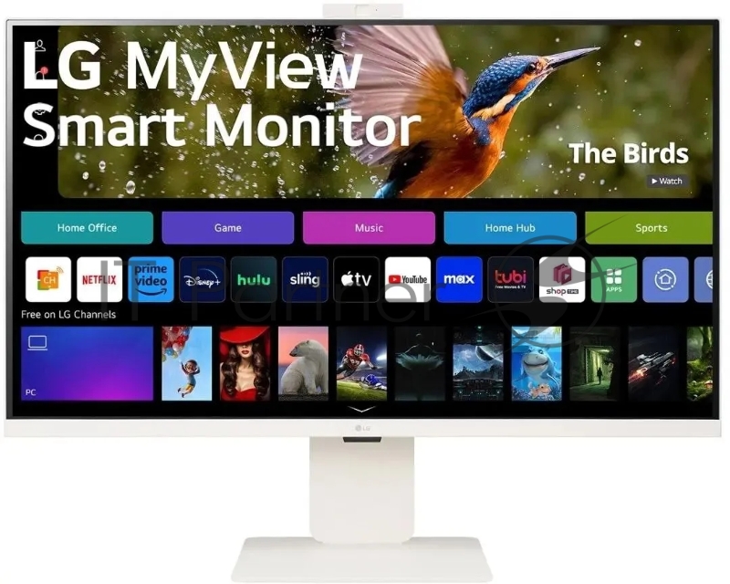 Монитор LG 31.5 MyView 32SR85U-W белый IPS LED 16:9 HDMI M/M Cam матовая HAS 400cd 178гр/178гр 3840x2160 60Hz 4K USB 7.7кг