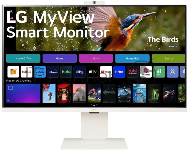 Монитор LG 31.5 MyView 32SR85U-W белый IPS LED 16:9 HDMI M/M Cam матовая HAS 400cd 178гр/178гр 3840x2160 60Hz 4K USB 7.7кг