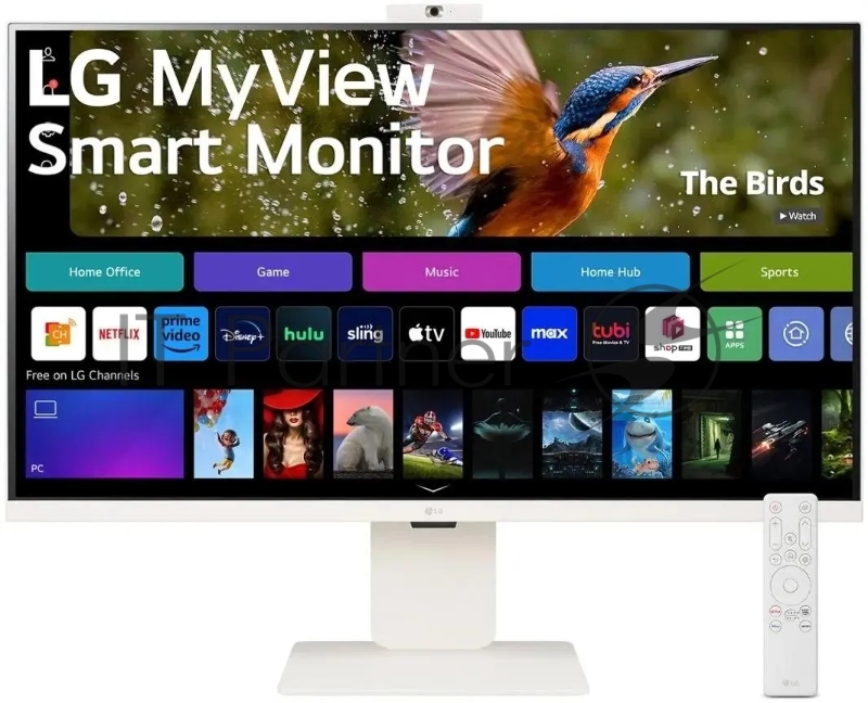 Монитор LG 31.5 MyView 32SR85U-W белый IPS LED 16:9 HDMI M/M Cam матовая HAS 400cd 178гр/178гр 3840x2160 60Hz 4K USB 7.7кг