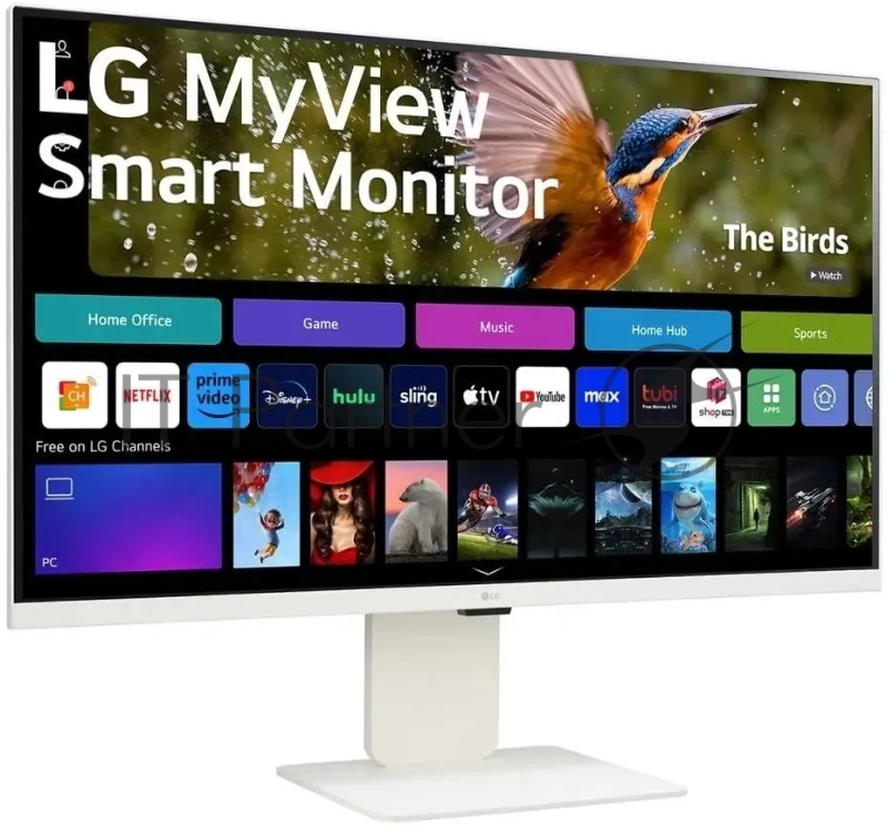 Монитор LG 31.5 MyView 32SR85U-W белый IPS LED 16:9 HDMI M/M Cam матовая HAS 400cd 178гр/178гр 3840x2160 60Hz 4K USB 7.7кг