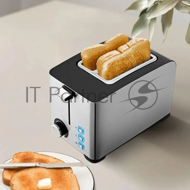 Тостер Kitfort КТ-6212 850Вт нержавеющая сталь