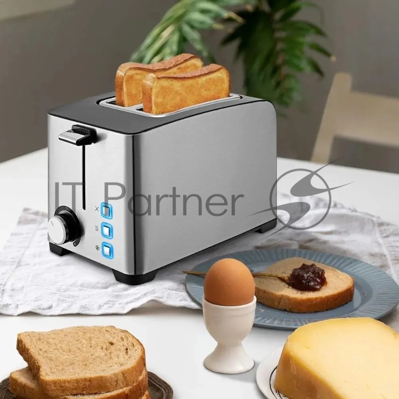 Тостер Kitfort КТ-6212 850Вт нержавеющая сталь