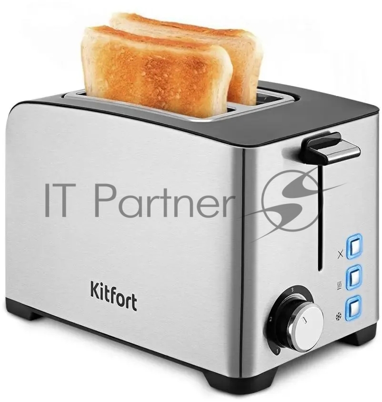 Тостер Kitfort КТ-6212 850Вт нержавеющая сталь