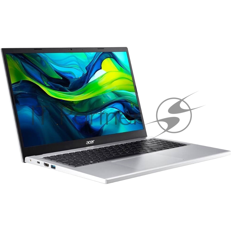 Ноутбук ACER Aspire AG15-31P-339C 15.6(1920x1080 (матовый) IPS)/Intel Core i3 N305(1Ghz)/8192Mb/256PCISSDGb/ 1y/1.8kg/Silver/Win11Home