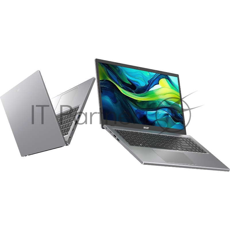 Ноутбук ACER Aspire AG15-31P-339C 15.6(1920x1080 (матовый) IPS)/Intel Core i3 N305(1Ghz)/8192Mb/256PCISSDGb/ 1y/1.8kg/Silver/Win11Home