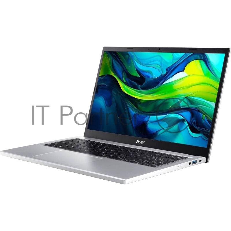 Ноутбук ACER Aspire AG15-31P-339C 15.6(1920x1080 (матовый) IPS)/Intel Core i3 N305(1Ghz)/8192Mb/256PCISSDGb/ 1y/1.8kg/Silver/Win11Home