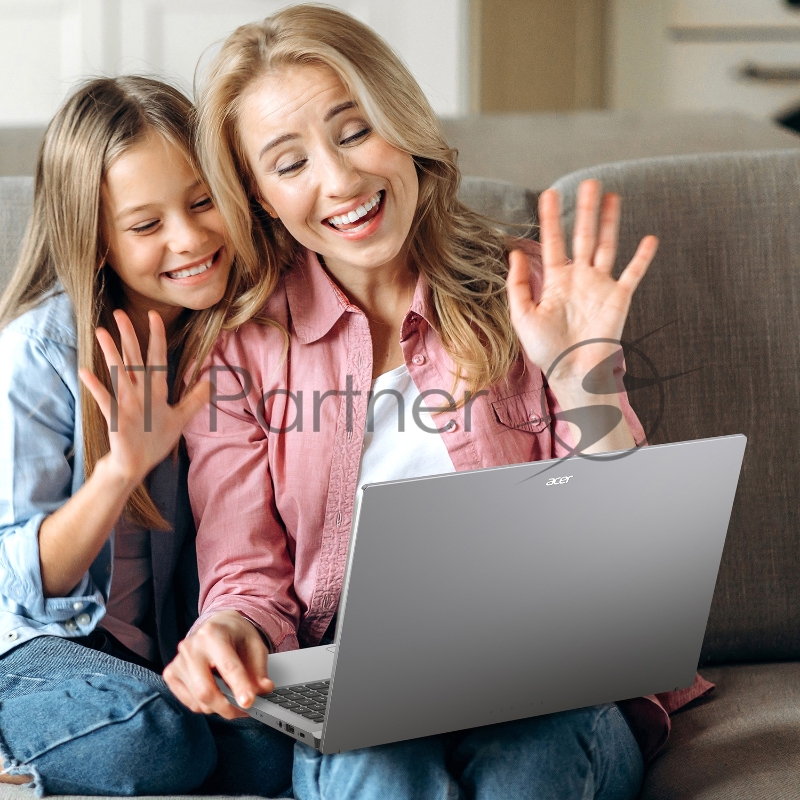 Ноутбук ACER Aspire AG15-31P-339C 15.6(1920x1080 (матовый) IPS)/Intel Core i3 N305(1Ghz)/8192Mb/256PCISSDGb/ 1y/1.8kg/Silver/Win11Home