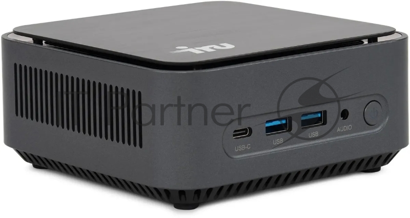 Неттоп IRU 110ALCN N100 (0.8) 8Gb SSD256Gb UHDG Windows 11 Professional GbitEth WiFi BT черный (2012495)
