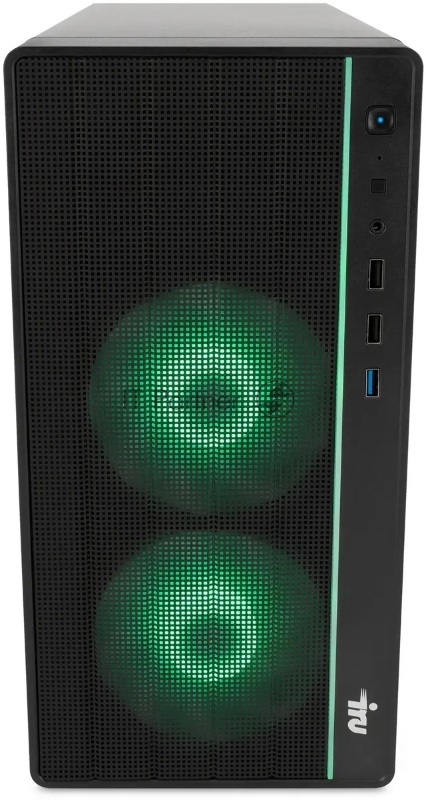 ПК IRU Game 510H6SEA MT i5 12400F (2.5) 16Gb SSD512Gb RTX3050 6Gb Free DOS GbitEth 500W черный (2023150)