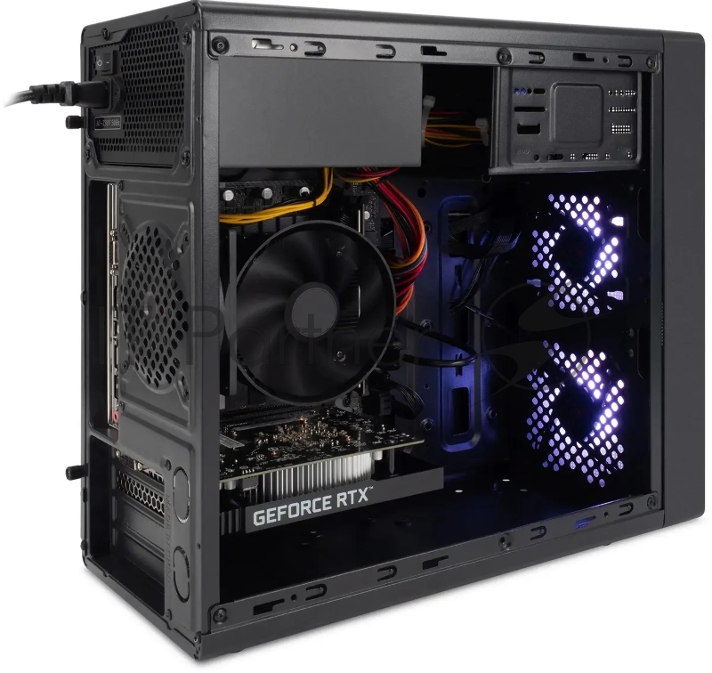 ПК IRU Game 510H6SEA MT i5 12400F (2.5) 16Gb SSD512Gb RTX3050 6Gb Free DOS GbitEth 500W черный (2023150)