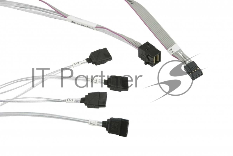 Кабель SuperMicro Internal Mini SAS HD to 4 SATA 50CM, S,w/50cm SB