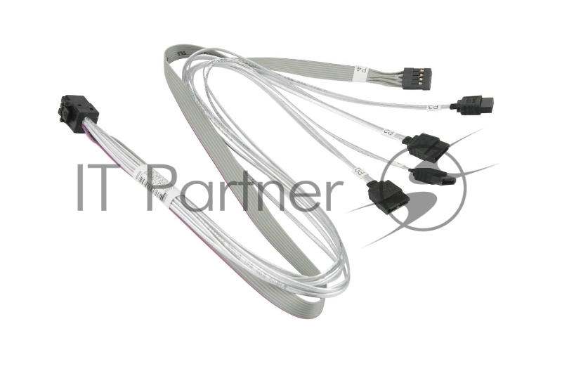 Кабель SuperMicro Internal Mini SAS HD to 4 SATA 50CM, S,w/50cm SB