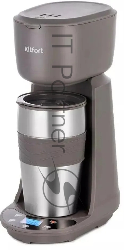 Кофеварка капельная Kitfort КТ-7304 750Вт серый