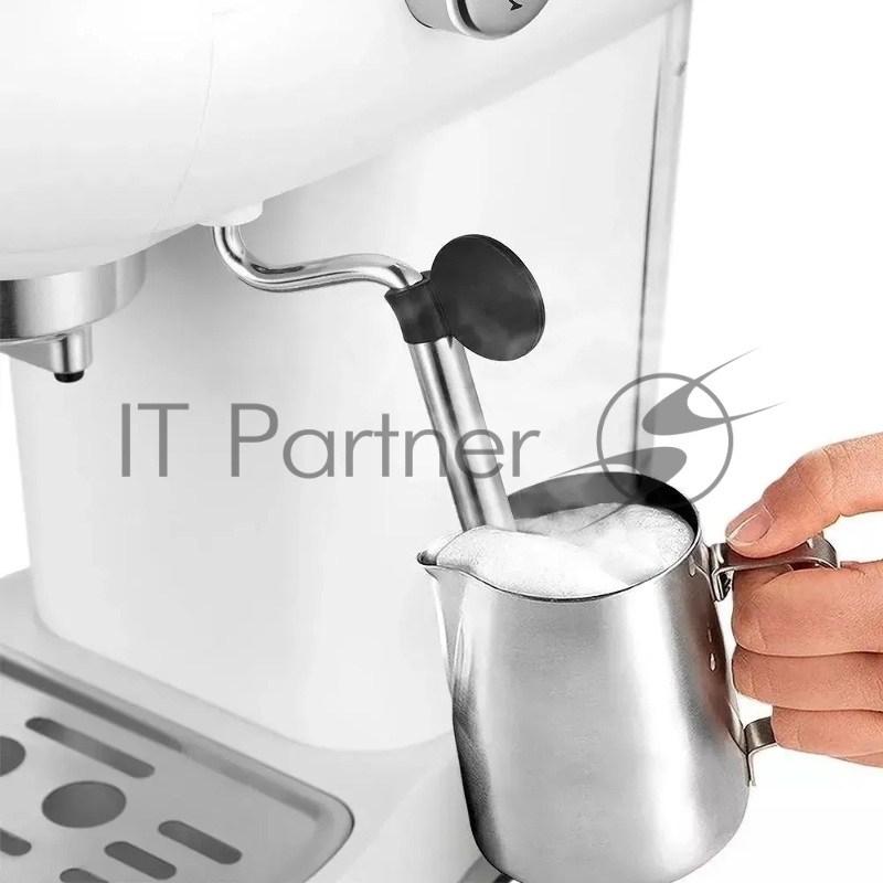 Кофеварка рожковая Kitfort КТ-7219 1100Вт белый