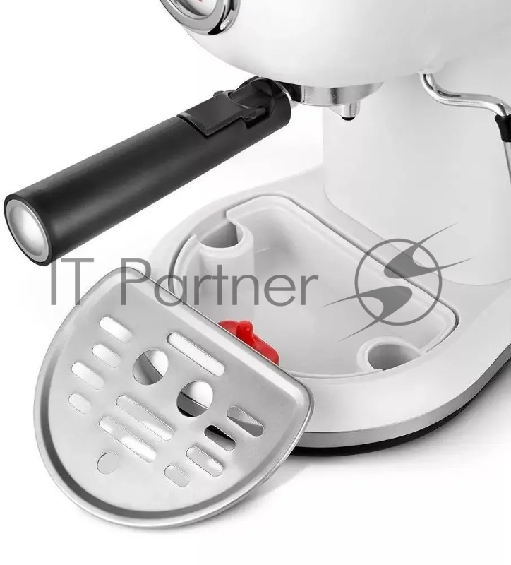 Кофеварка рожковая Kitfort КТ-7219 1100Вт белый