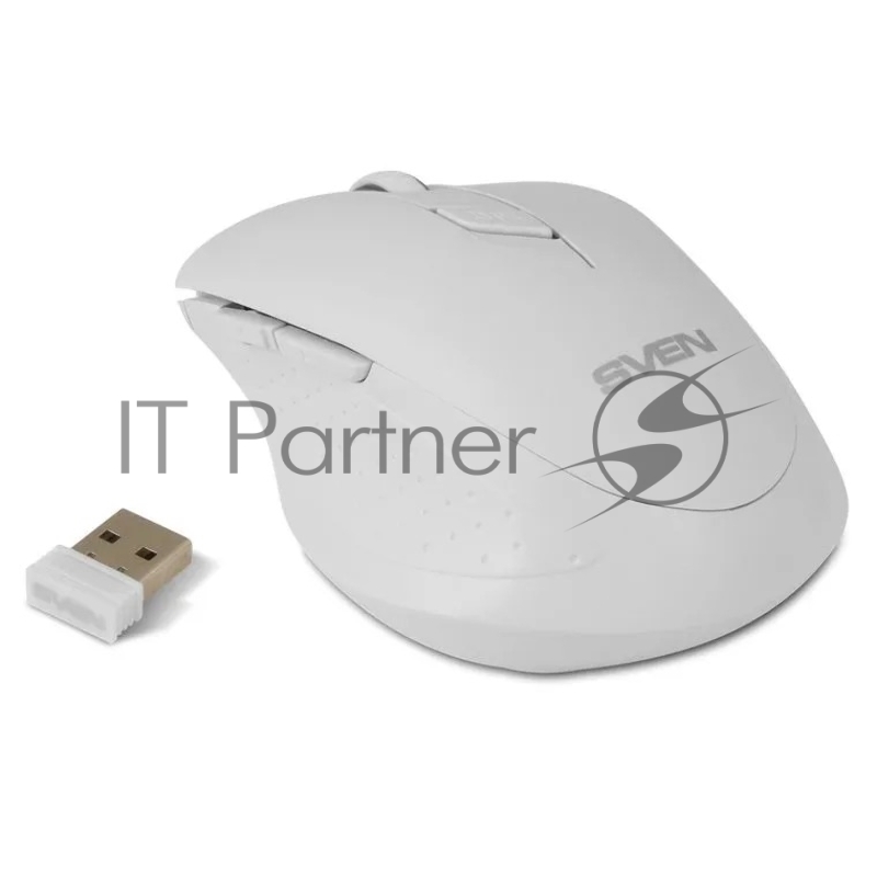 Мышь Sven RX-425W USB белый (SV-014469)