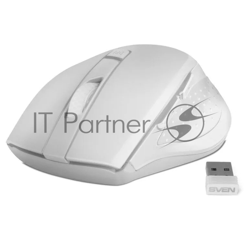 Мышь Sven RX-425W USB белый (SV-014469)