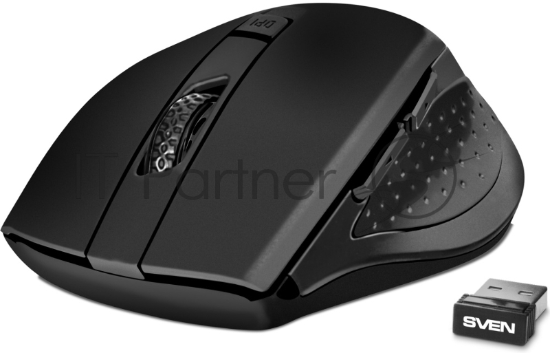 Мышь Sven RX-425W USB черный (SV-014483)