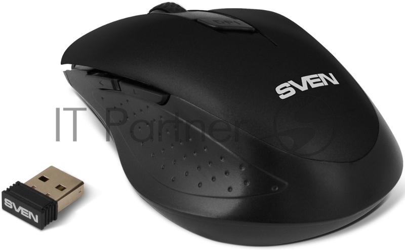 Мышь Sven RX-425W USB черный (SV-014483)