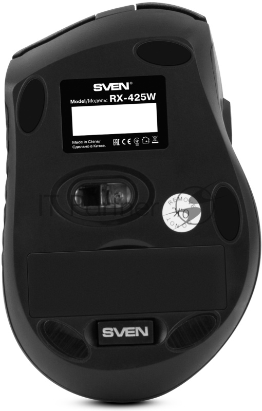 Мышь Sven RX-425W USB черный (SV-014483)