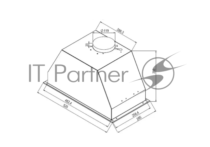 Вытяжка DeLonghi COSETTA 515 NB