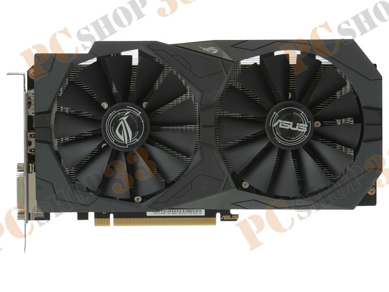Видеокарта ASUS GeForce GTX 1050 Ti 4ГБ STRIX-GTX1050TI-4G-GAMING (GeForce GTX 1050 Ti, DDR5, 2xDVI, HDMI, DP) (PCI-E)