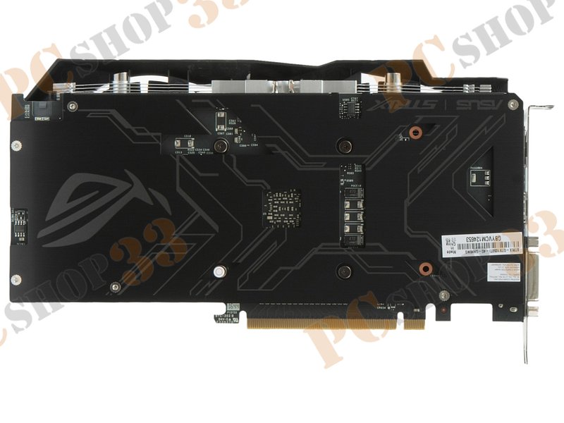 Видеокарта ASUS GeForce GTX 1050 Ti 4ГБ STRIX-GTX1050TI-4G-GAMING (GeForce GTX 1050 Ti, DDR5, 2xDVI, HDMI, DP) (PCI-E)