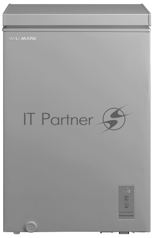 Морозильный ларь WILLMARK CF-140DG (105 л.,+10/-30С, цифр.дислей.,1корз.,гар.3 года, серый)