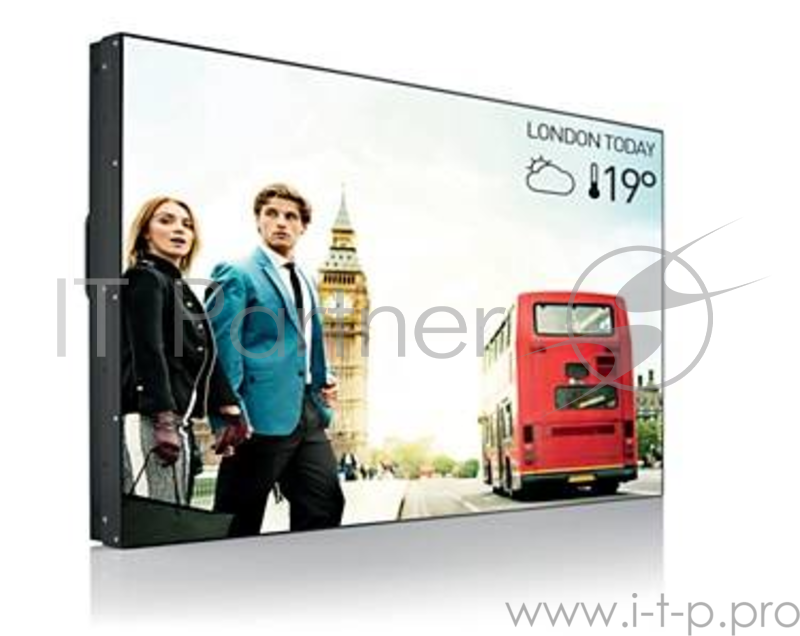 Профессиональная панель 55 PHILIPS 55BDL1005X/00 Black (LED, 1920x1080, 8 mc, 178°/178°, 500 cd/m,