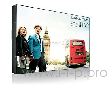 Профессиональная панель 55 PHILIPS 55BDL1005X/00 Black (LED, 1920x1080, 8 mc, 178°/178°, 500 cd/m,